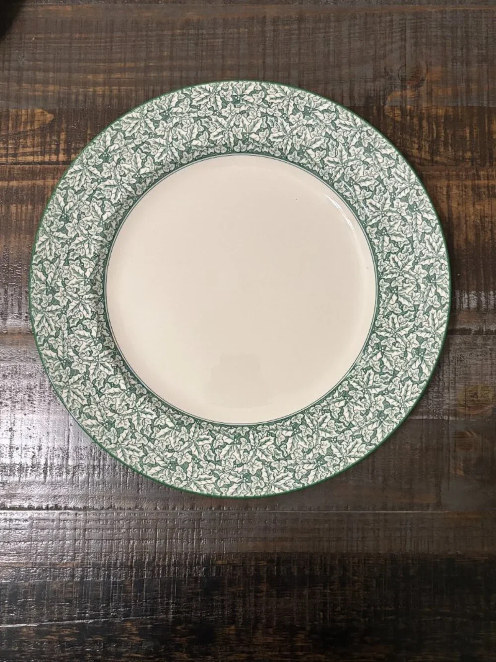 Spode Holly Tree Chargers - Pair 1 of 2